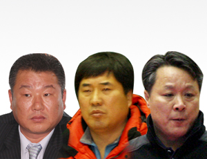  올림픽 태권도 국가대표 코칭스텝으로 확정된 박종만,김현일, 함준 코치(사진 좌로부터)