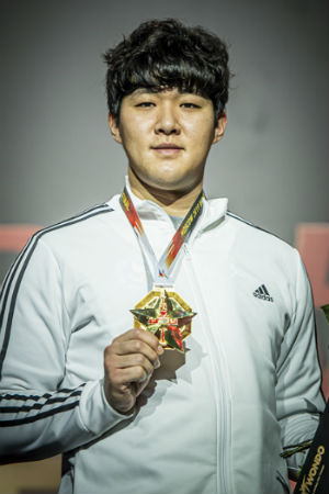 ▲ 남자 +80kg급 우승자 인교돈