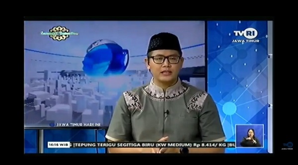 ▲ 인도네시아 국영 TV 뉴스방영 켑쳐 사진