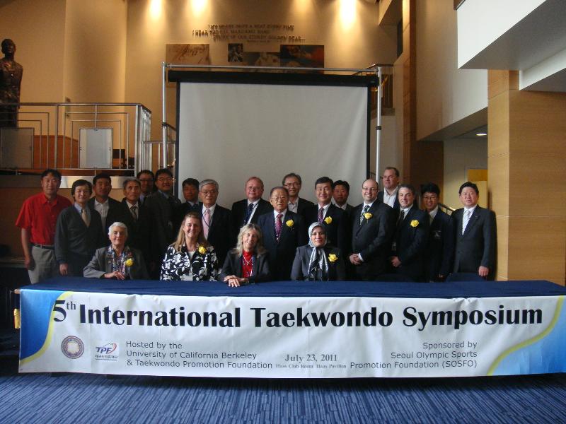 Presenters and VIPS at the International Taekwondo